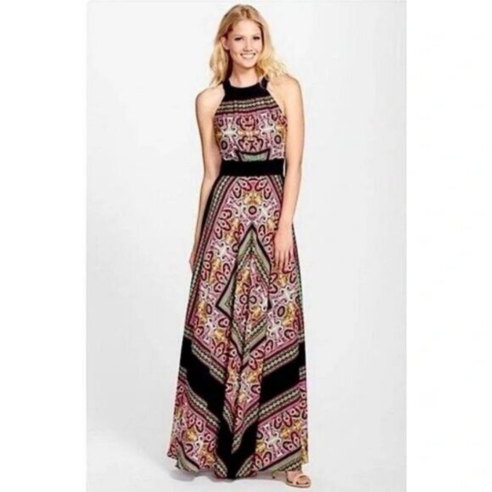 Eliza J Halter Maxi Dress Size 8P